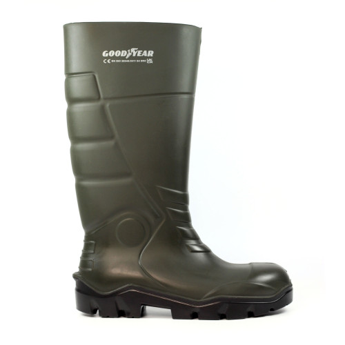 Goodyear Castle Plus Safety Wellington Boots, safety toe cap wellies