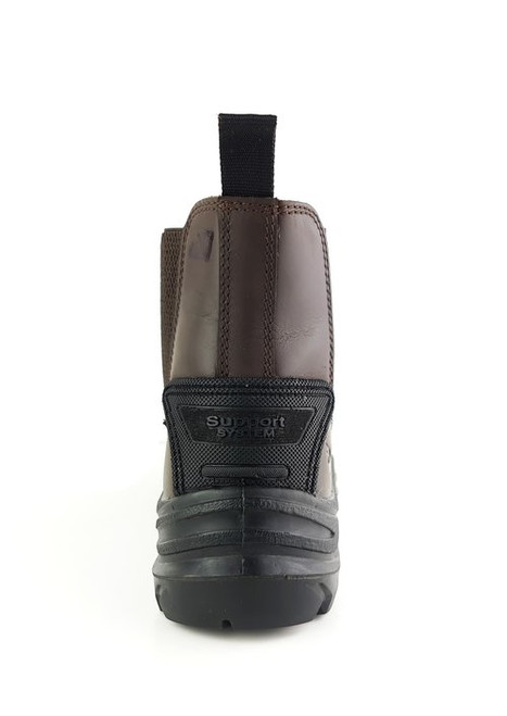 Tuffking Jasper Safety Dealer Boots in brown, men's safety toe cap work boots