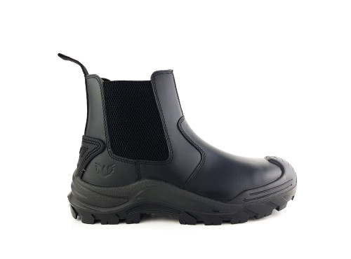 Tuffking Jasper Safety Dealer Boots in black, men's safety toe cap work boots