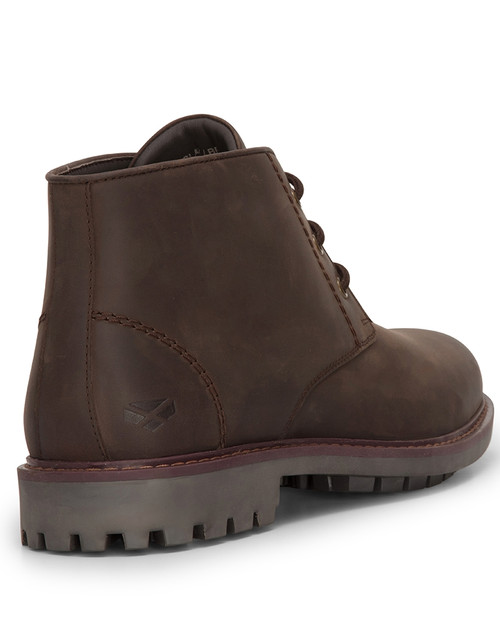 Hoggs of Fife Clayton Chukka Boots in Dark Brown, men's leather country boots