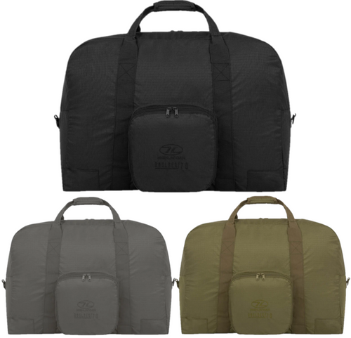 Highlander Boulder 70 litre Holdall bag. Lightweight and packable weekend bag.