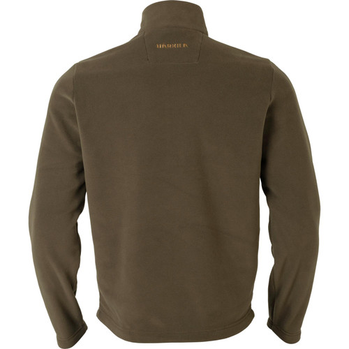 Harkila men's Sandhem 200 fleece pullover. Men's half zip pullover in Willow Green.