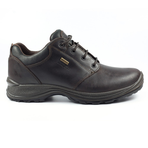 Grisport Exmoor Walking Shoe in brown, unisex leather waterproof trekking shoe
