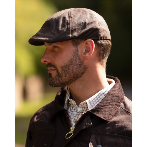 Walker & Hawkes Wax 6 Panel Bernard Duckbill Cap