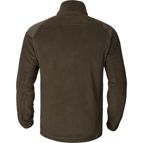 Harkila men's Venjan 2.0 fleece jacket Shadow Brown, quick drying and breathable.