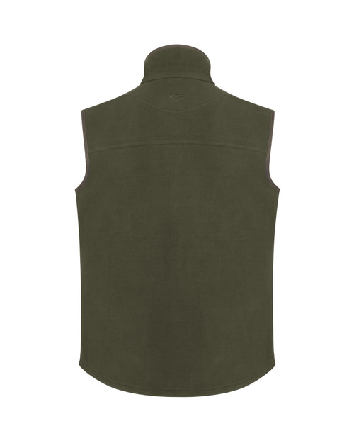 Hoggs Of Fife men's Woodhall fleece gilet, tailored from an anti pill 320gsm fleece.