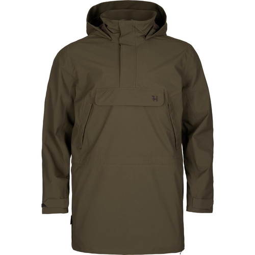 Harkila men's Orton HWS packable smock, packable inside front pocket.