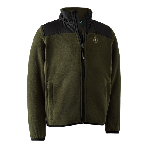 Deerhunter Youth Northward Fleece Jacket, children's country fleece jacket in green