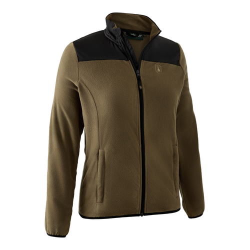 Deerhunter Lady Northward Fleece Jacket in brown, women's country fleece jacket