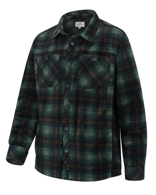 Hoggs of Fife Broxburn Fleece Shcket, men's fleece shirt in country check