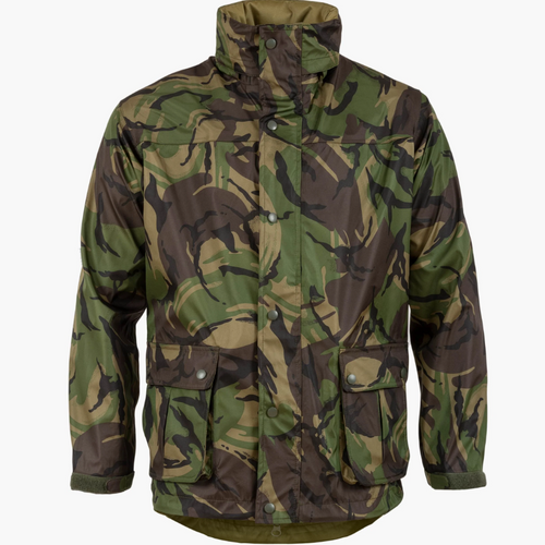 Highlander Tempest Rain Jacket in British Camouflage, men's lightweight, waterproof jacket