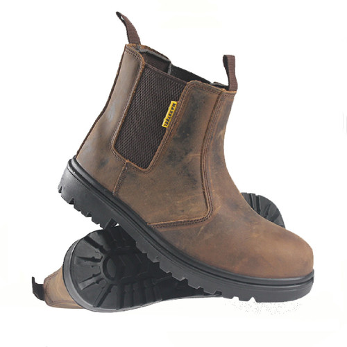 Maxsteel Safety Dealer Boots MS19, men's safety steel toe cap work boots