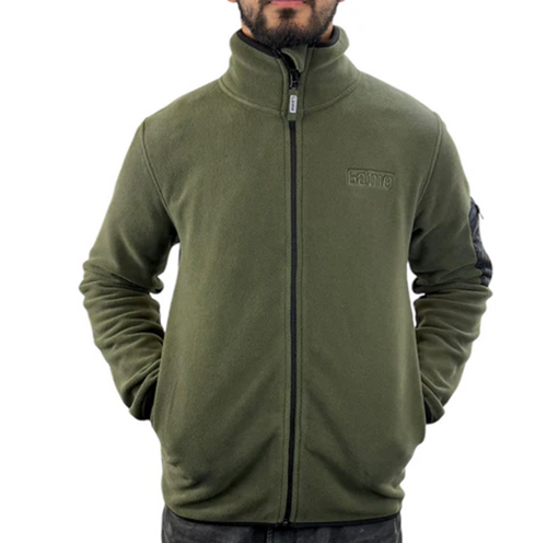 Game Icebound Fleece Jacket in green, men's full zip country fleece jacket