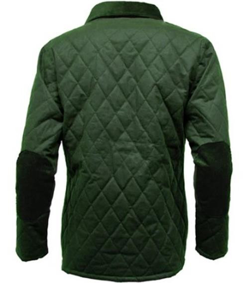 Game Ladies Zara Quilted Wax Jacket in green, women's country wax jacket