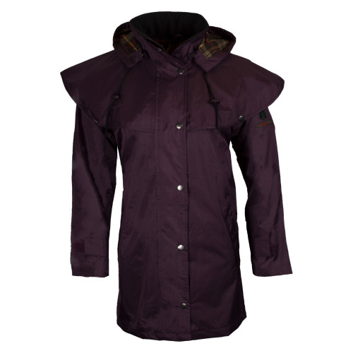 Hoggs of Fife Ladies Hunton Cape Coat, women's waterproof three quarter length jacket