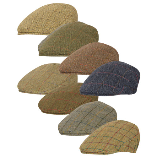 Walker & Hawkes Derby Tweed Cambridge Flat Cap
