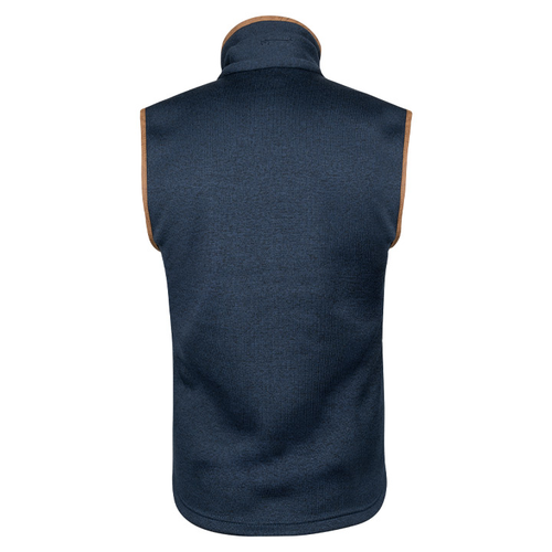 Jack Pyke Melange Fleece Gilet in navy, men's country fleece waistcoat