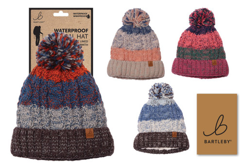 Bartleby Waterproof Sherpa Fleece Lined Hat