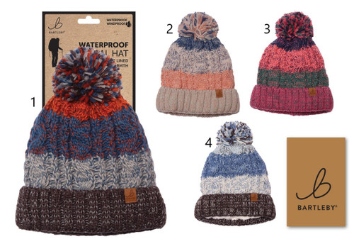 Bartleby Waterproof Sherpa Fleece Lined Hat