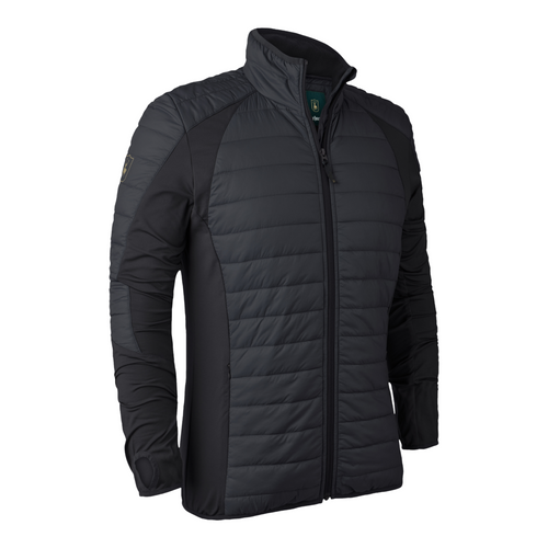 Deerhunter Pine Padded Inner Jacket in Black, men's lightweight quilted jacket