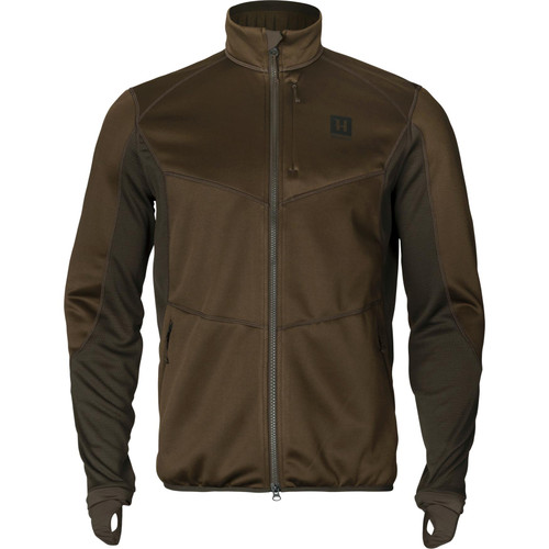 Harkila Scandinavian Fleece Jacket in green and brown
