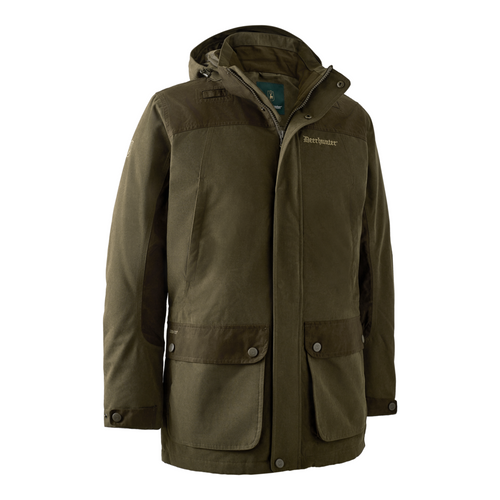 Deerhunter Eagle Jacket in green, men's waterproof shooting jacket