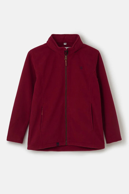 Lighthouse Ladies Ashby Waterproof Fleece in Berry Red, women's waterproof country fleece