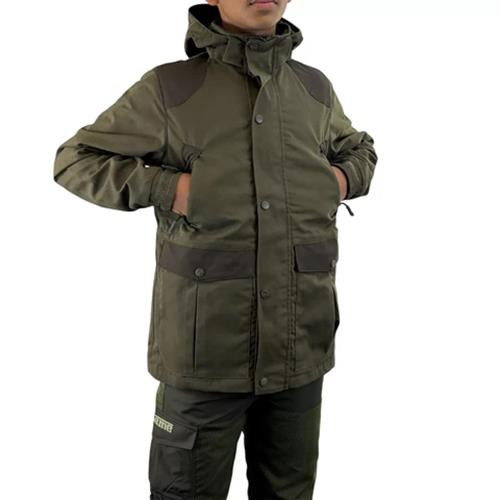 Game Children's Forrester Jacket, kid's waterproof country jacket in green