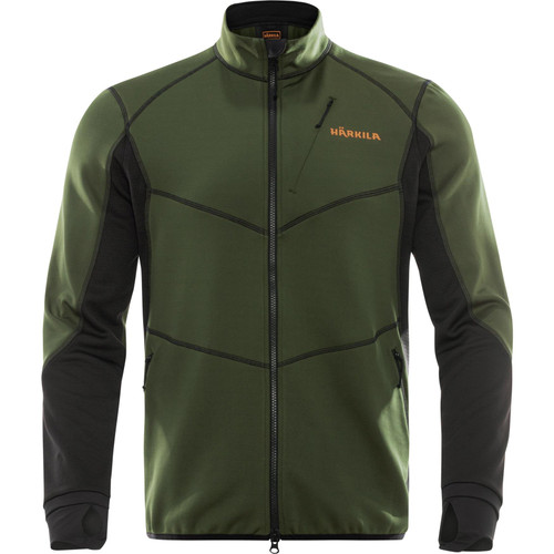 Harkila Scandinavian Fleece Jacket in green and black