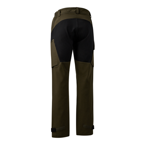 Deerhunter Sarek Full Stretch Trousers in Brown and Black, men's lightweight stretch trousers