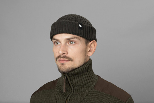 Seeland Norite Beanie in Grizzly Brown, Merino wool blend