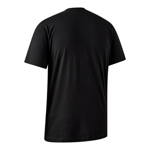 Deerhunter Jubilee T Shirt in black, men's short sleeve t shirt