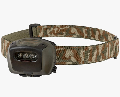 Highlander Mira head torch uses four bright LED lights, with three light settings and flashing mode.