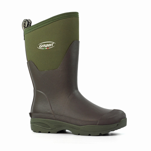 Grisport Creek Wellingtons, made with waterproof neoprene and rubber and provide thermal protection.