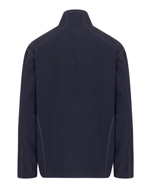 Hoggs of Fife Islander TechPro quarter zip shirt, men's country fleece pullover in navy