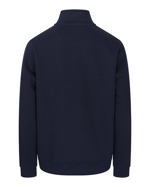 Hoggs Of Fife Men's Galloway 1/4 zip sweatshirt, polycotton sweatshirt brushed with fleece for added warmth.