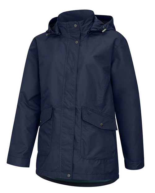 Hoggs Of Fife ladies Fara waterproof jacket in Navy, breathable mesh inner lining.