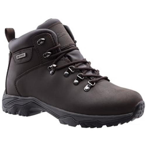 Cotswold Ladies Nebraska waterproof hiking boots in Brown leather.