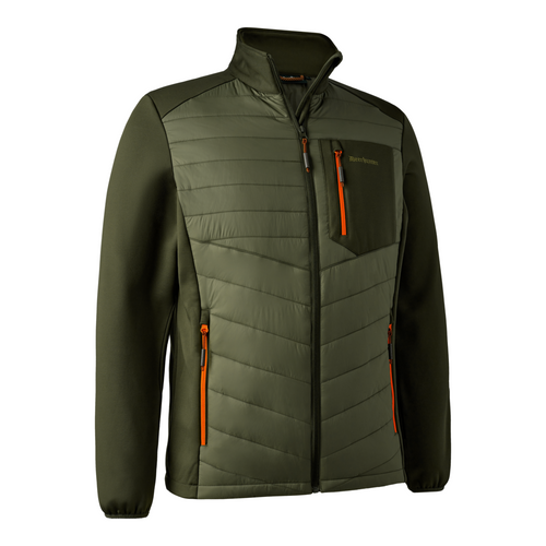 Deerhunter men's Chamois jacket in Green, lightly padded jacket with insulation.