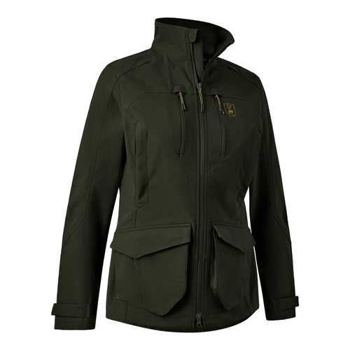 Deerhunter Lady Climate jacket in forest ember, made using 37.5 technology to help regulate body temperature.