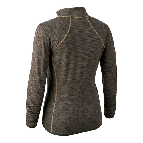 Deerhunter Lady Insulated fleece in brown, women's base layer