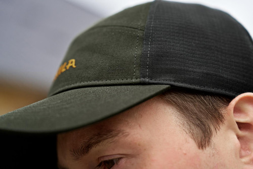 Harkila Impact baseball cap in Rosin Green, features an adjustable back.