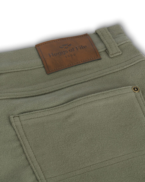 Hoggs of Fife Monarch II 2 Moleskin Jeans in light green