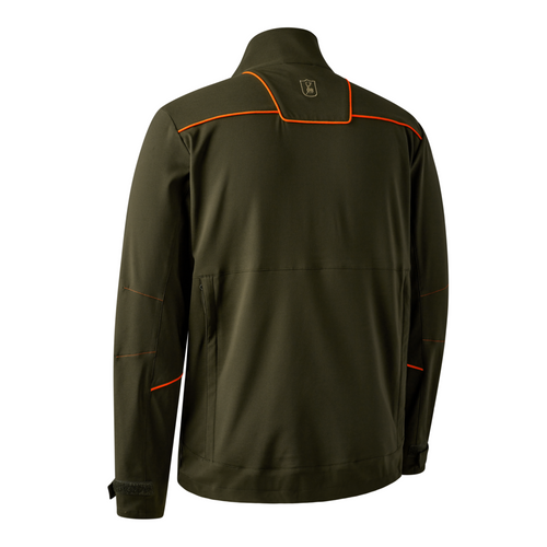 Deerhunter men's Chamois Jacket in Forest Green 361, with Orange details.