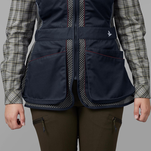Seeland Lady Skeet 2 Waistcoat in Classic Blue, women's shooting vest