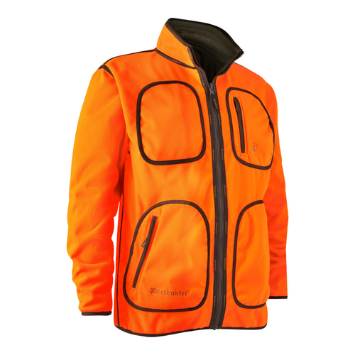 Deerhunter Gamekeeper Bonded Fleece Jacket, reversible.