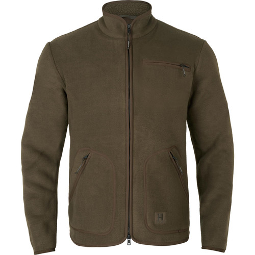 Harkila Torsby Fleece Jacket in Willow Green, men's country fleece jacket