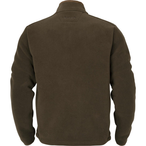Harkila men's Sandhem Sherpa fleece jacket in Willow Green.
