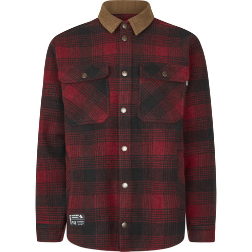 Seeland men's Canada Yukon shirt in Red check.