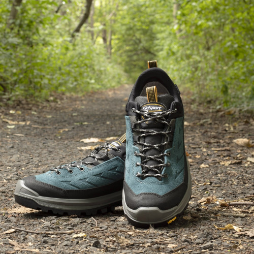 Grisport Halo Walking Shoe, men's waterproof hiking shoe in teal